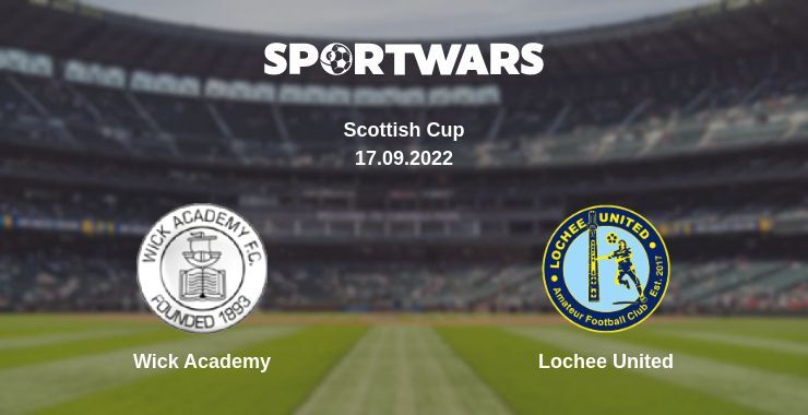 Wick Academy — Lochee United watch online for free 17.09.2022