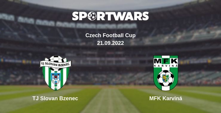 TJ Slovan Bzenec — MFK Karviná watch online for free 21.09.2022