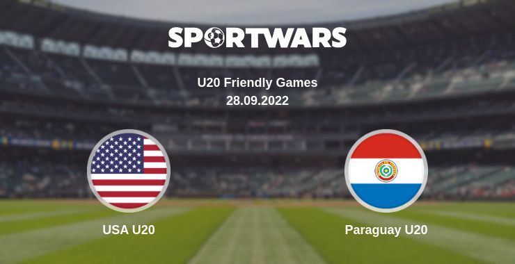 USA U20 — Paraguay U20 watch online for free 28.09.2022