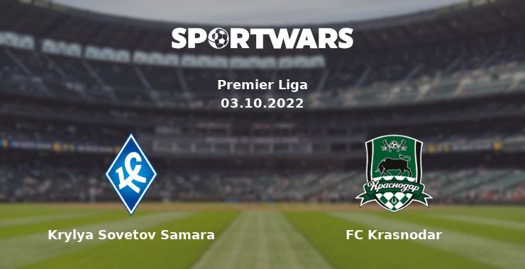 Krylya Sovetov Samara — FC Krasnodar watch online for free 03.10.2022