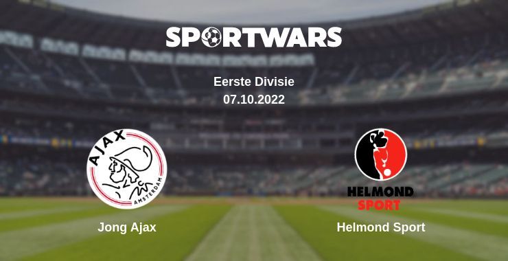 Jong Ajax — Helmond Sport watch online for free 07.10.2022