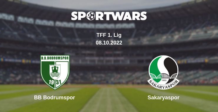 BB Bodrumspor — Sakaryaspor watch online for free 08.10.2022