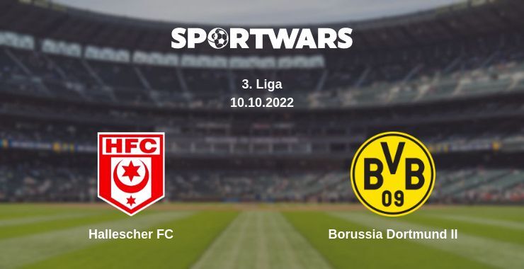 Hallescher FC — Borussia Dortmund II watch online for free 10.10.2022