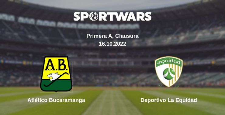 Atlético Bucaramanga — Deportivo La Equidad watch online for free 16.10.2022