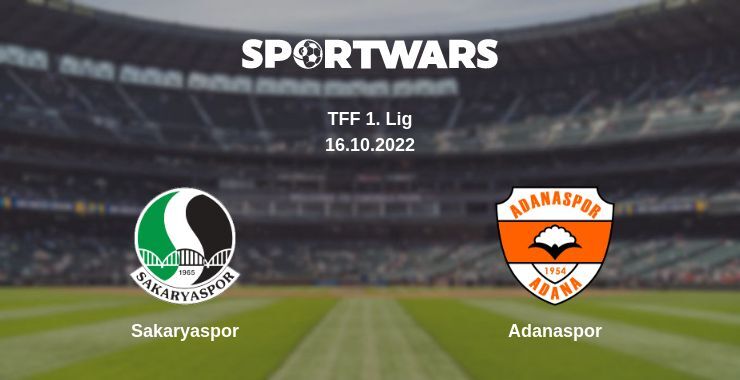 Sakaryaspor — Adanaspor watch online for free 16.10.2022