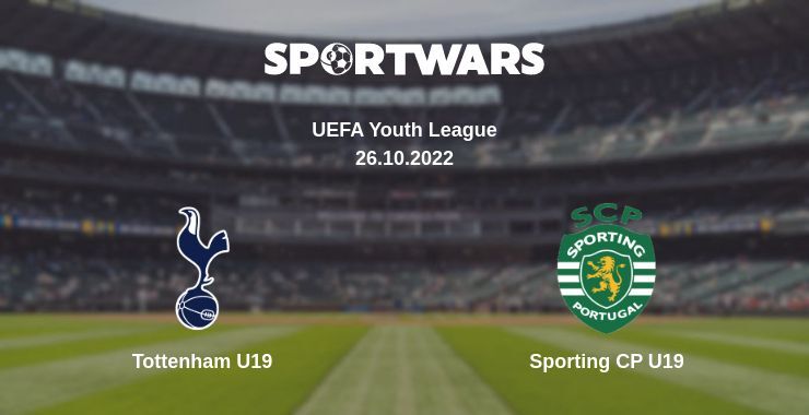 Tottenham U19 — Sporting CP U19 watch online for free 26.10.2022