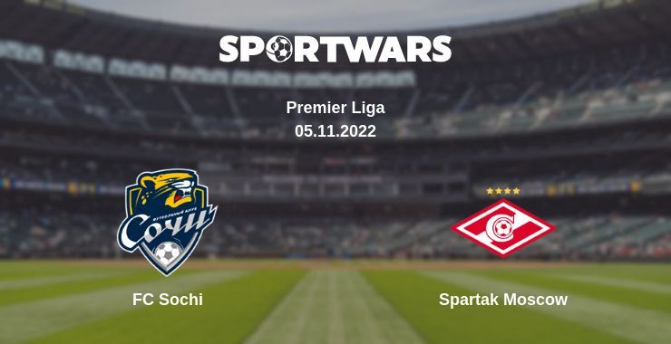 FC Sochi — Spartak Moscow watch online for free 05.11.2022