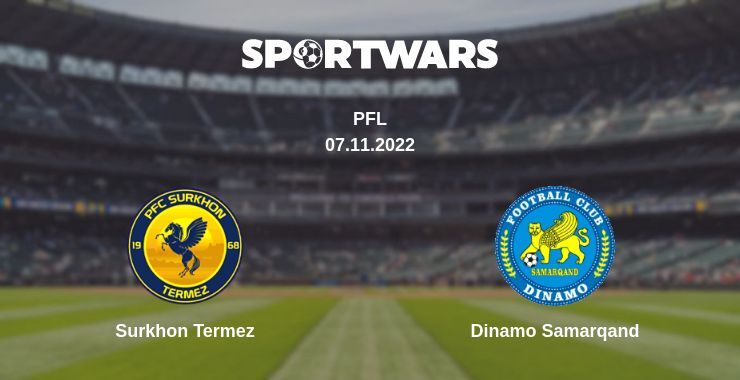 Surkhon Termez — Dinamo Samarqand watch online for free 07.11.2022