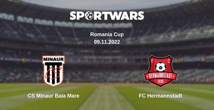 CS Minaur Baia Mare — FC Hermannstadt watch online for free 09.11.2022