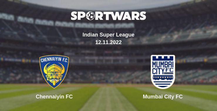 Chennaiyin FC — Mumbai City FC watch online for free 12.11.2022