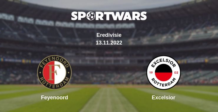 Feyenoord — Excelsior watch online for free 13.11.2022