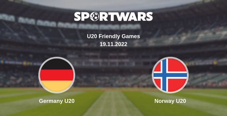 Germany U20 — Norway U20 watch online for free 19.11.2022