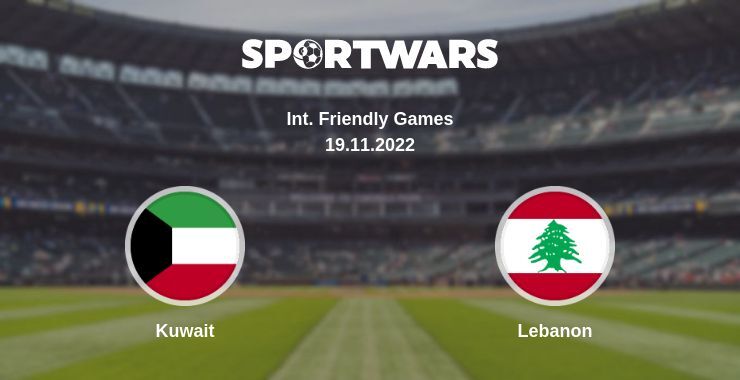 Kuwait — Lebanon watch online for free 19.11.2022