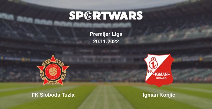 FK Sloboda Tuzla — Igman Konjic watch online for free 20.11.2022