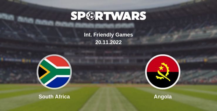 South Africa — Angola, where to watch online broadcast, 20.11.2022