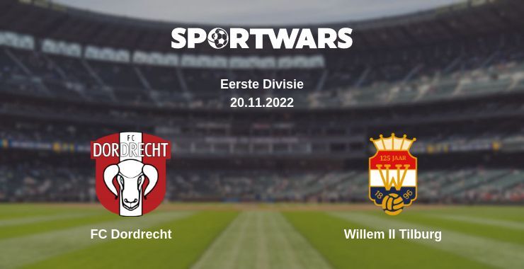 FC Dordrecht — Willem II Tilburg watch online for free 20.11.2022