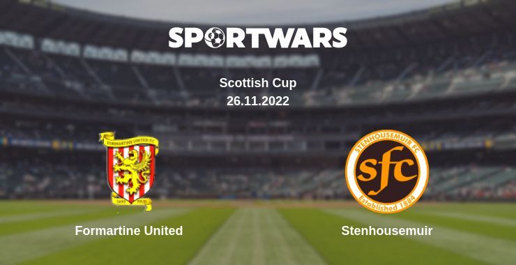 Formartine United — Stenhousemuir watch online for free 26.11.2022