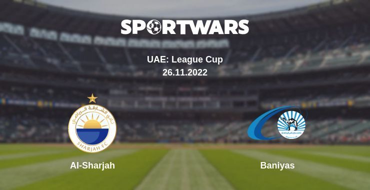 Al-Sharjah — Baniyas watch online for free 26.11.2022