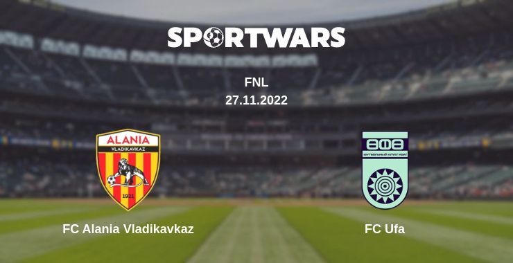 FC Alania Vladikavkaz — FC Ufa, where to watch online broadcast, 27.11.2022