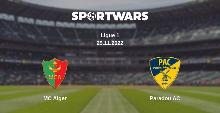 MC Alger — Paradou AC, where to watch online broadcast