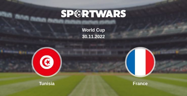 Tunisia — France watch online for free 30.11.2022