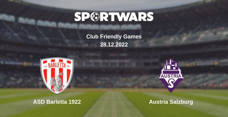 ASD Barletta 1922 — Austria Salzburg watch online for free 28.12.2022