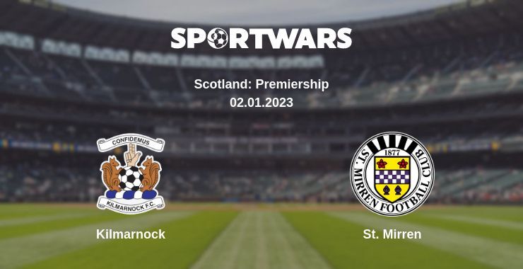 Kilmarnock — St. Mirren watch online for free 02.01.2023