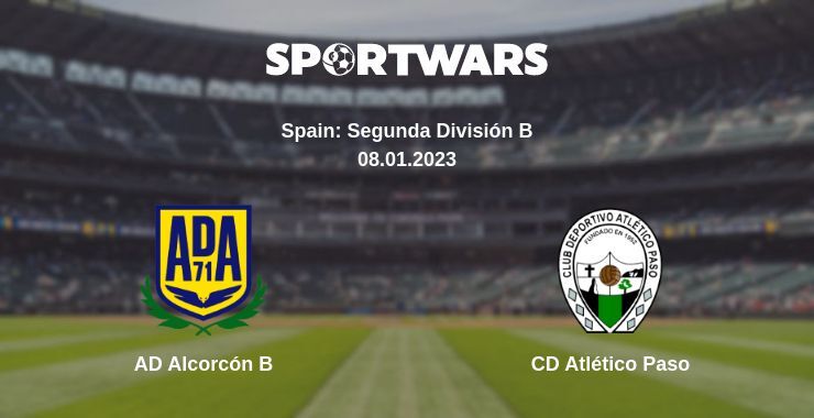 AD Alcorcón B — CD Atlético Paso watch online for free 08.01.2023