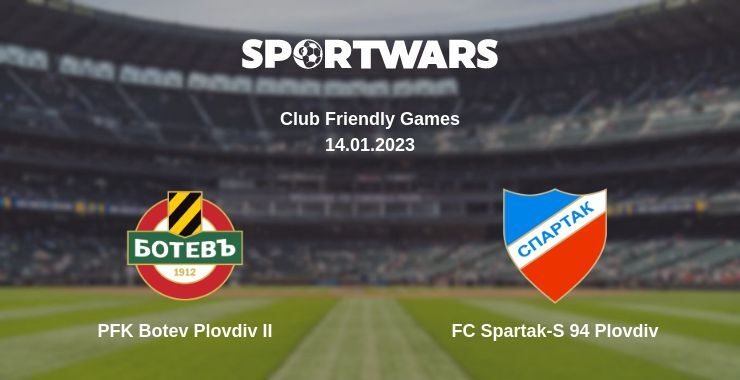 PFK Botev Plovdiv II — FC Spartak-S 94 Plovdiv watch online for free 14.01.2023