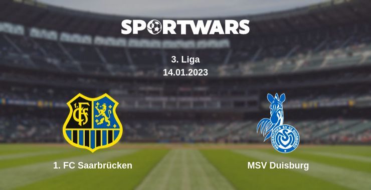 1. FC Saarbrücken — MSV Duisburg watch online for free 14.01.2023