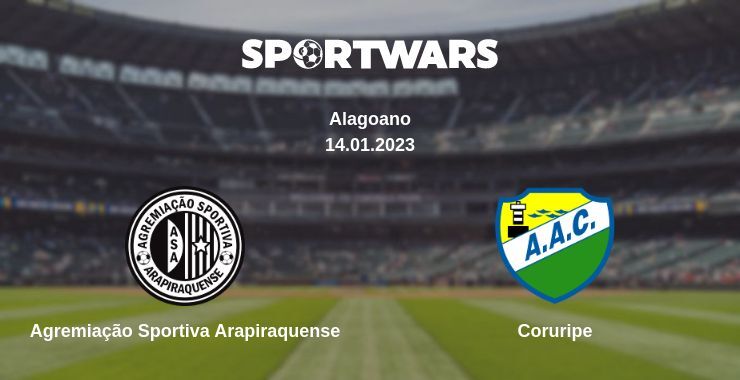 Agremiação Sportiva Arapiraquense — Coruripe watch online for free 14.01.2023