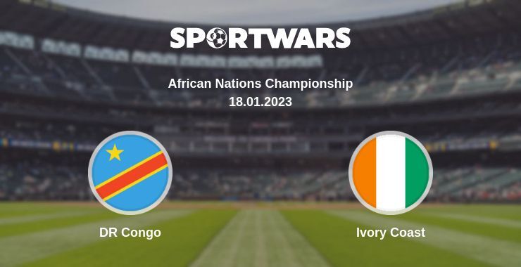 Result of the DR Congo — Ivory Coast match, 18.01.2023