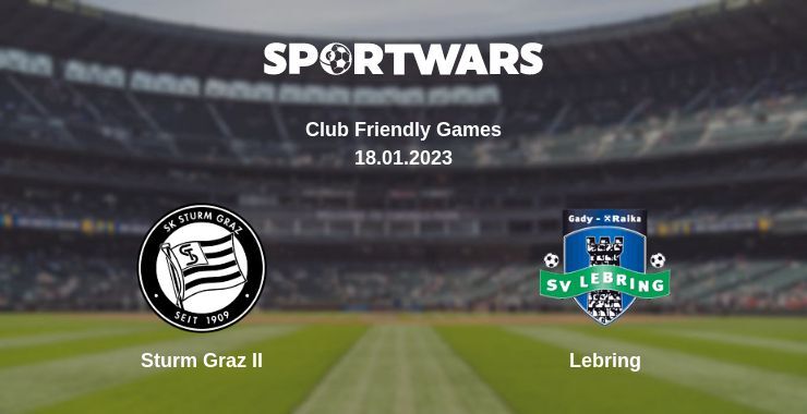 Result of the Sturm Graz II — Lebring match, 18.01.2023