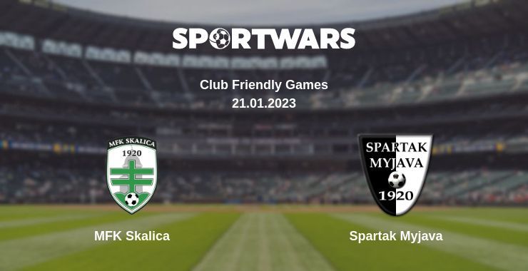 Result of the MFK Skalica — Spartak Myjava match, 21.01.2023