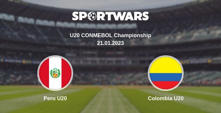 Peru U20 — Colombia U20 watch online for free 21.01.2023