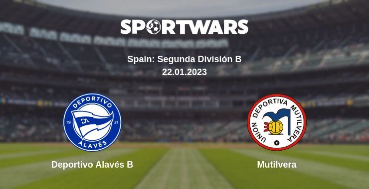 Result of the Deportivo Alavés B — Mutilvera match, 22.01.2023