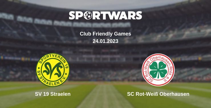 SV 19 Straelen — SC Rot-Weiß Oberhausen watch online for free 24.01.2023