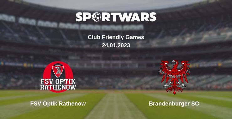 FSV Optik Rathenow — Brandenburger SC watch online for free 24.01.2023