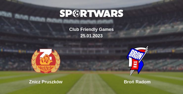 Znicz Pruszków — Broń Radom watch online for free 25.01.2023