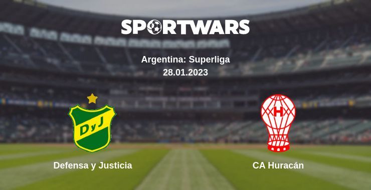 Defensa y Justicia — CA Huracán watch online for free 28.01.2023