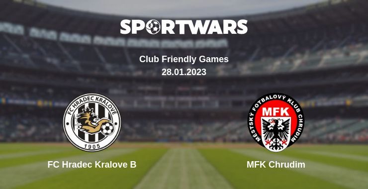 FC Hradec Kralove B — MFK Chrudim watch online for free 28.01.2023