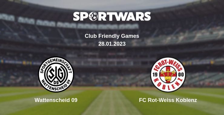 Wattenscheid 09 — FC Rot-Weiss Koblenz watch online for free 28.01.2023