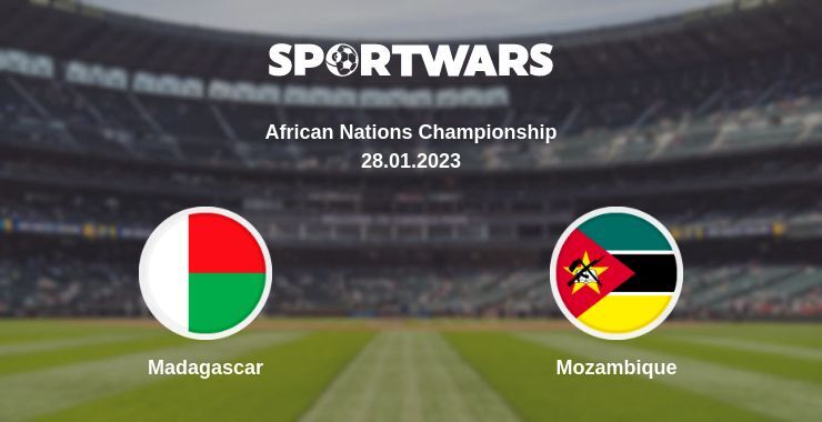 Result of the Madagascar — Mozambique match, 28.01.2023