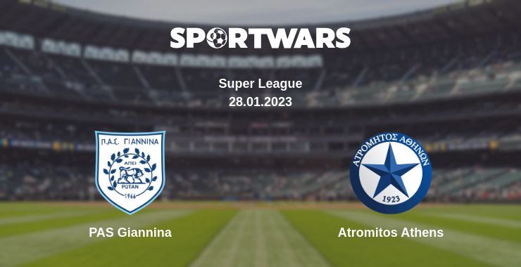 PAS Giannina — Atromitos Athens, where to watch online broadcast