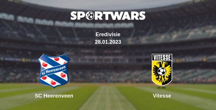 SC Heerenveen — Vitesse watch online for free 28.01.2023