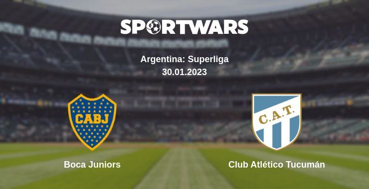 Boca Juniors — Club Atlético Tucumán watch online for free 30.01.2023