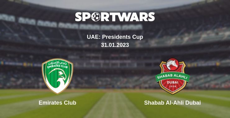 Emirates Club — Shabab Al-Ahli Dubai, where to watch online broadcast