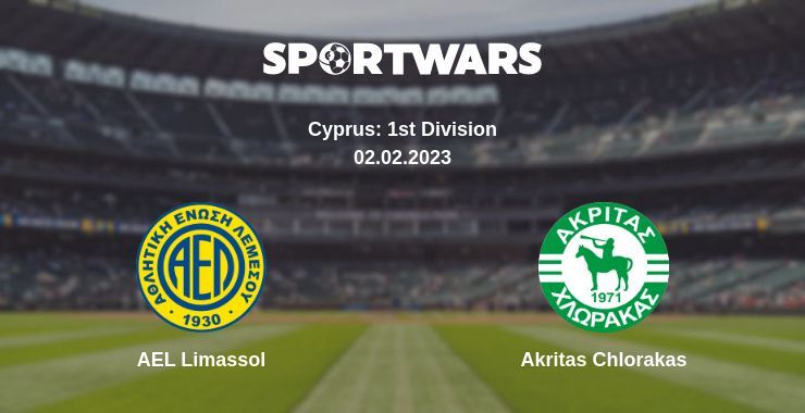 AEL Limassol — Akritas Chlorakas watch online for free 02.02.2023