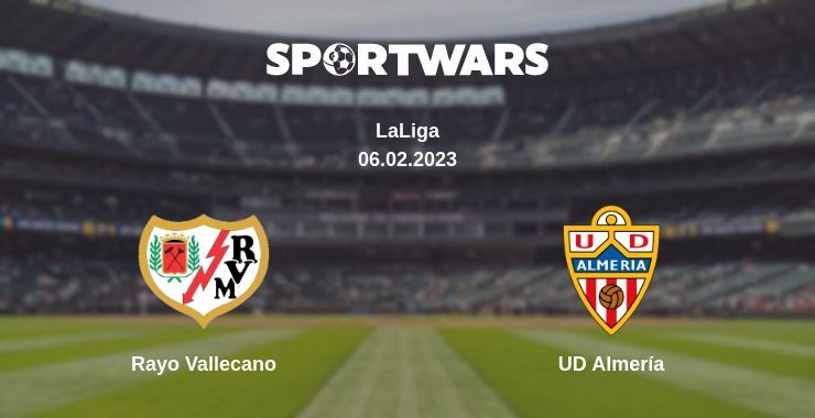 Rayo Vallecano — UD Almería watch online for free 06.02.2023