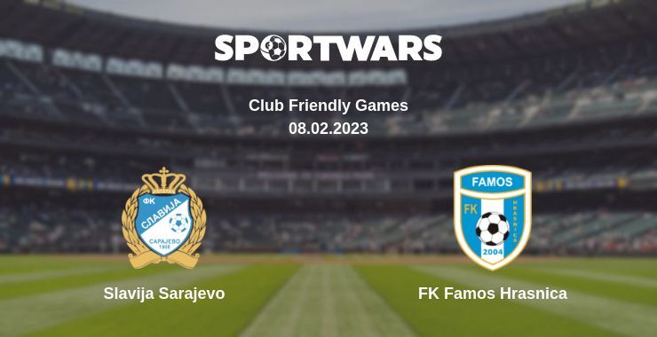 Slavija Sarajevo — FK Famos Hrasnica watch online for free 08.02.2023